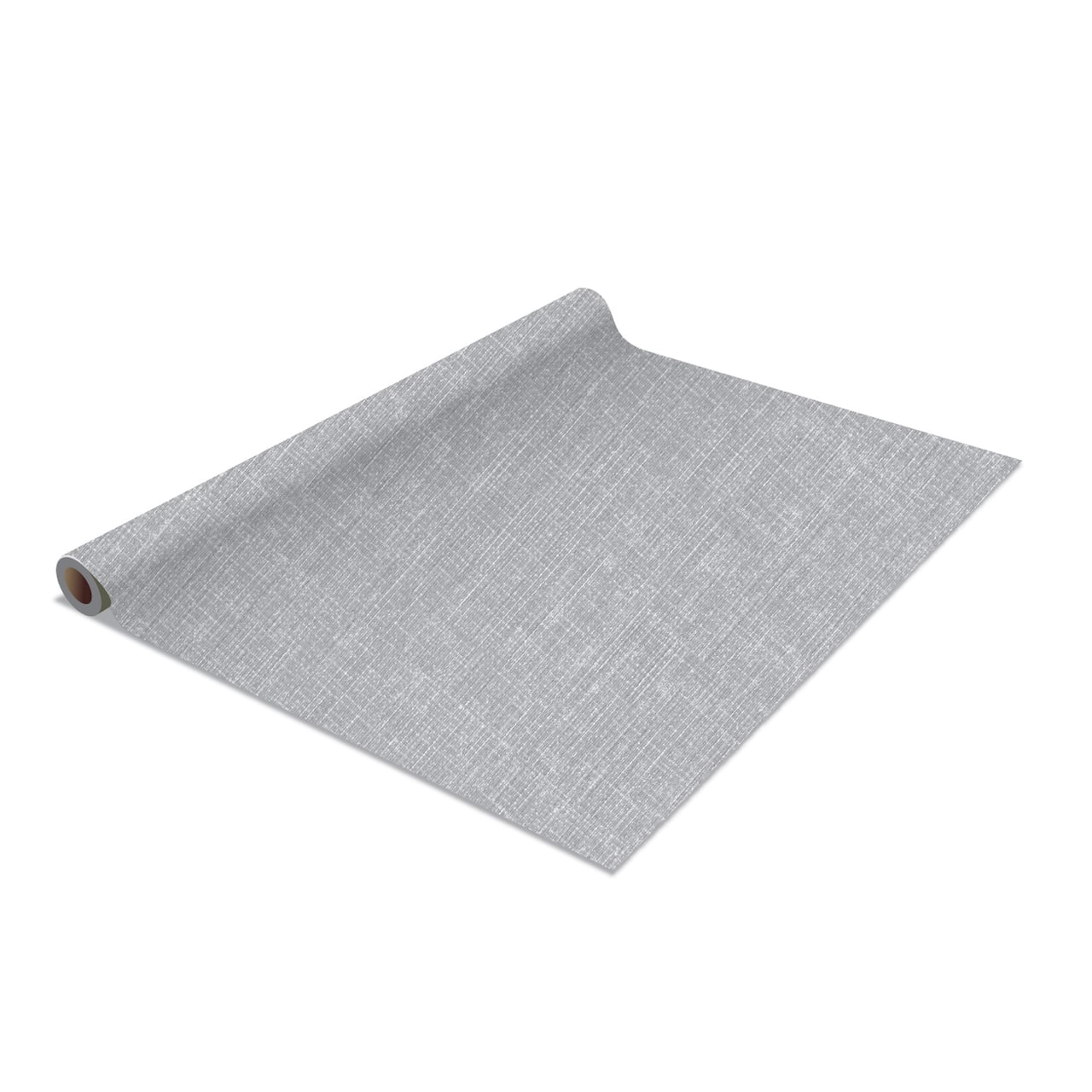 Simplify Gray Linen Self-Adhesive Shelf Liner, 2ct.